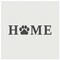 Home with Paw Print Dog Cat Pet Wall Cookie DIY Craft Reusable Stencil